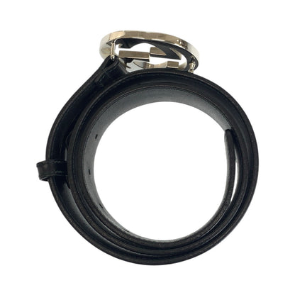 GUCCI – Leather Belt Interlocking – Black – Men’s – 100% Authentic
✨Very Good Pre-Owned Used