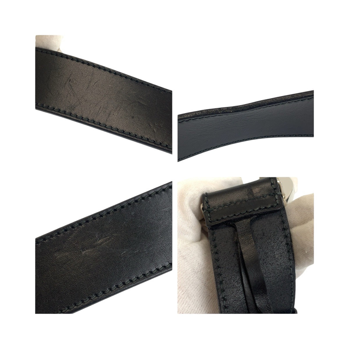 GUCCI – Leather Belt Interlocking – Black – Men’s – 100% Authentic
✨Very Good Pre-Owned Used