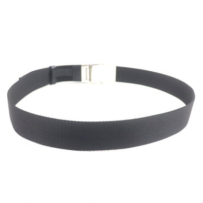 PRADA Belt Nylon & Saffiano Leather Black Men’s 95/38 100% Authentic ✨Unused Condition✨