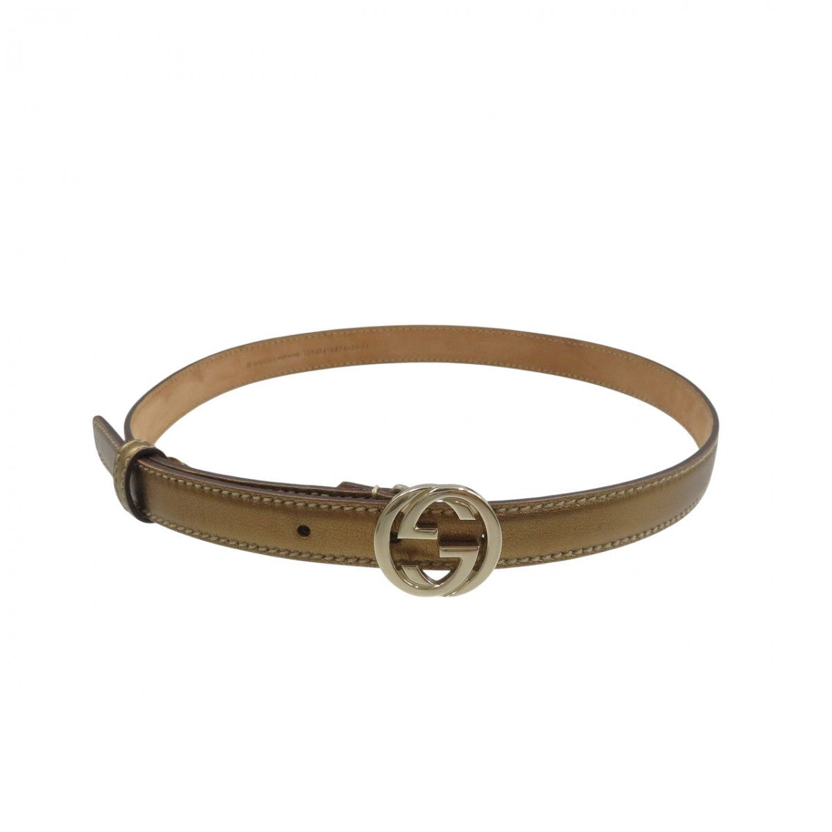 GUCCI Belt Leather Gold – Women’s – 100% Authentic ✨Excellent Pre-Owned Condition
