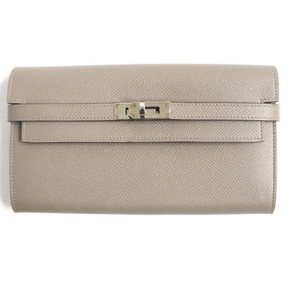 HERMÈS – Long Wallet Purse – Epsom Leather – Beige – 2018 – 100% Authentic Pre-Owned ✨Near Unused Condition