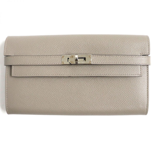 HERMÈS – Long Wallet Purse – Epsom Leather – Beige – 2018 – 100% Authentic Pre-Owned ✨Near Unused Condition