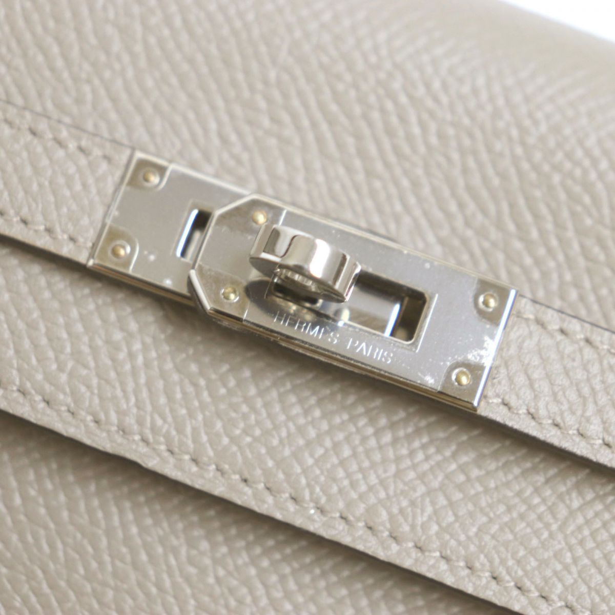 HERMÈS – Long Wallet Purse – Epsom Leather – Beige – 2018 – 100% Authentic Pre-Owned ✨Near Unused Condition