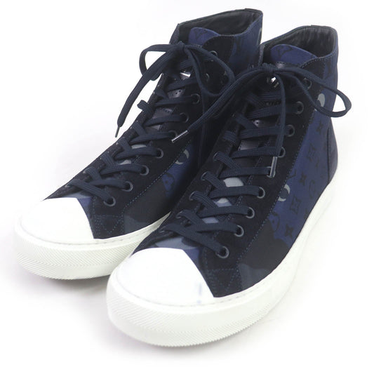 LOUIS VUITTON – High Cut Sneakers – Tattoo Line  – Navy – 2009 –100% Authentic ✨Hardly used, excellent Pre-Owned