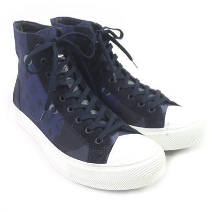 LOUIS VUITTON – High Cut Sneakers – Tattoo Line  – Navy – 2009 –100% Authentic ✨Hardly used, excellent Pre-Owned