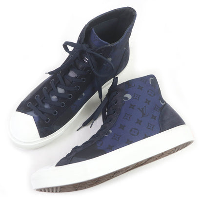 LOUIS VUITTON – High Cut Sneakers – Tattoo Line  – Navy – 2009 –100% Authentic ✨Hardly used, excellent Pre-Owned