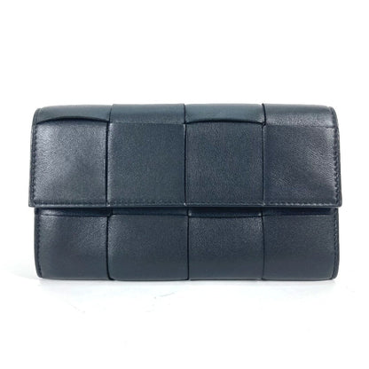 Bottega Veneta
 – Long Wallet  Maxi Intrecciato – Black Leather – 2020 – 100% Authentic ✨Excellent Pre-Owned with use Condition