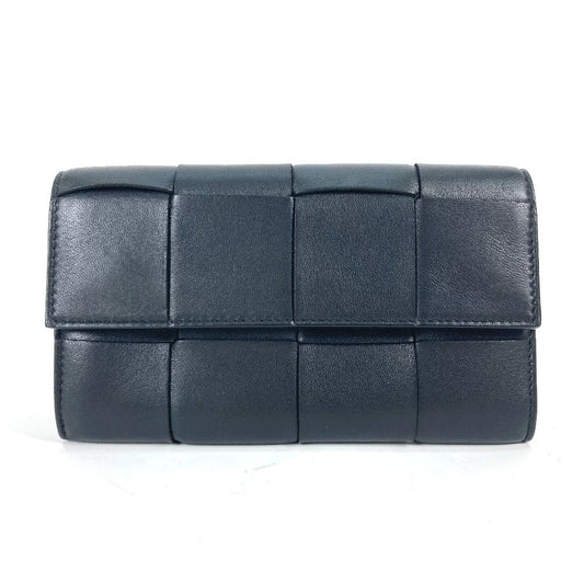 Bottega Veneta
 – Long Wallet  Maxi Intrecciato – Black Leather – 2020 – 100% Authentic ✨Excellent Pre-Owned with use Condition