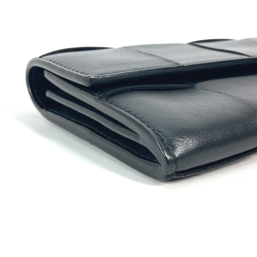 Bottega Veneta
 – Long Wallet  Maxi Intrecciato – Black Leather – 2020 – 100% Authentic ✨Excellent Pre-Owned with use Condition