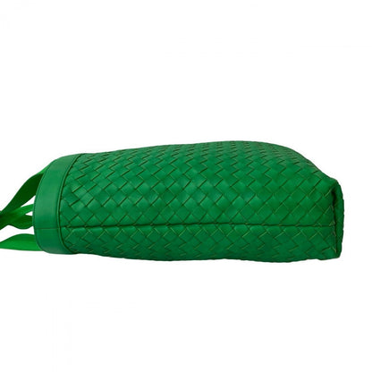 Bottega Veneta The Alcotote – Maxi Intrecciato – Green Leather – 2019 – 100% Authentic ✨Very good Pre-Owned with light wear Condition