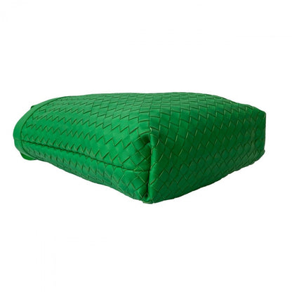 Bottega Veneta The Alcotote – Maxi Intrecciato – Green Leather – 2019 – 100% Authentic ✨Very good Pre-Owned with light wear Condition