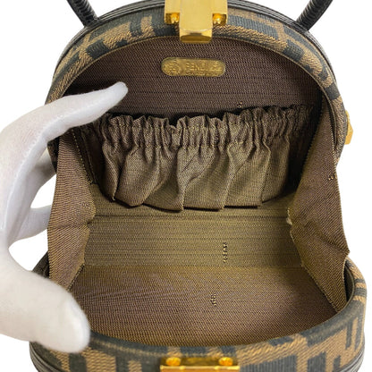 FENDI – Vintage Handbag – Zucca Monogram – Brown Canvas – 2000s – 100% Authentic ✨Excellent Pre-Owned with light use Condition