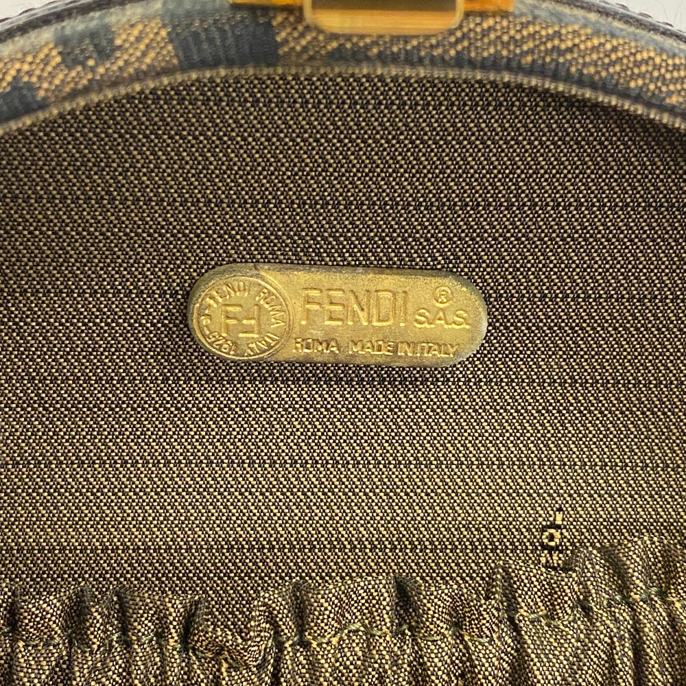 FENDI – Vintage Handbag – Zucca Monogram – Brown Canvas – 2000s – 100% Authentic ✨Excellent Pre-Owned with light use Condition