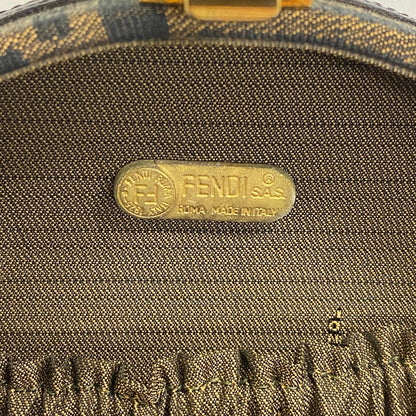FENDI – Vintage Handbag – Zucca Monogram – Brown Canvas – 2000s – 100% Authentic ✨Excellent Pre-Owned with light use Condition