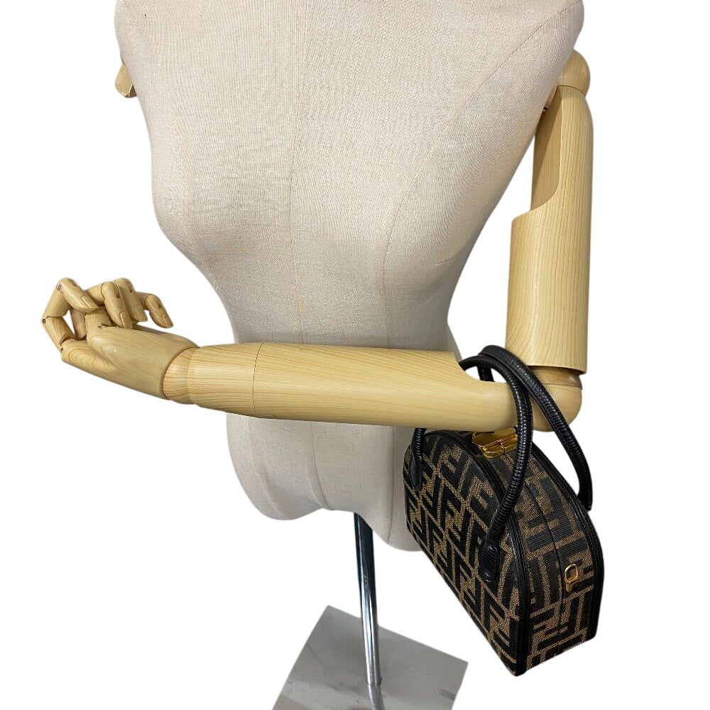 FENDI – Vintage Handbag – Zucca Monogram – Brown Canvas – 2000s – 100% Authentic ✨Excellent Pre-Owned with light use Condition