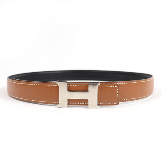 HERMÈS – Constance Belt – Leather – Brown 1998 – 100% Authentic ✨Good Pre-Owned Condition