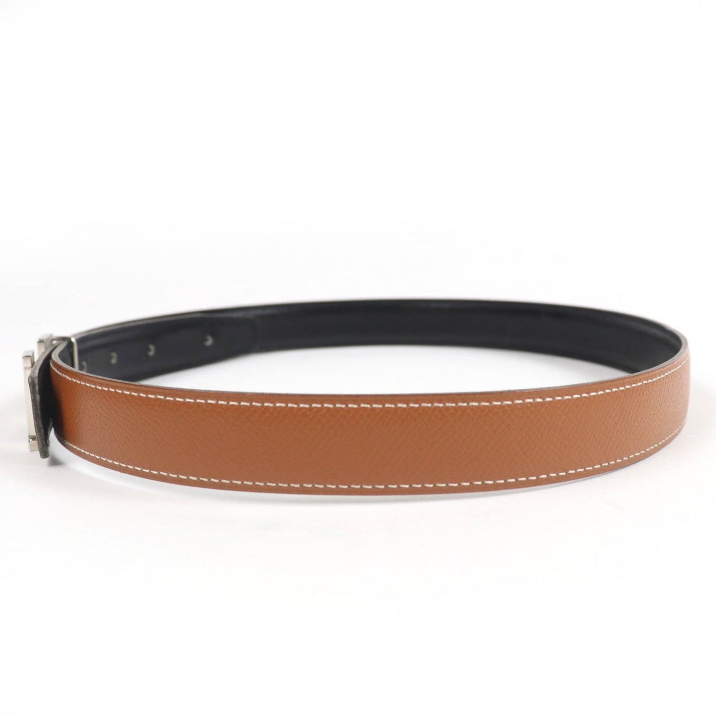 HERMÈS – Constance Belt – Leather – Brown 1998 – 100% Authentic ✨Good Pre-Owned Condition