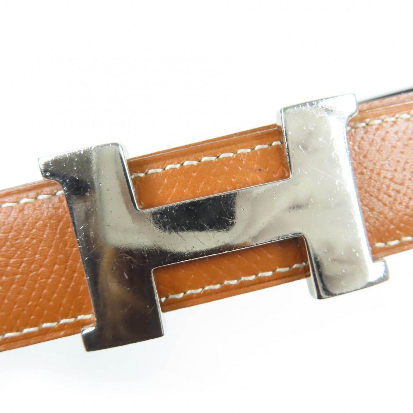 HERMÈS – Constance Belt – Leather – Brown 1998 – 100% Authentic ✨Good Pre-Owned Condition