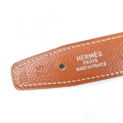 HERMÈS – Constance Belt – Leather – Brown 1998 – 100% Authentic ✨Good Pre-Owned Condition