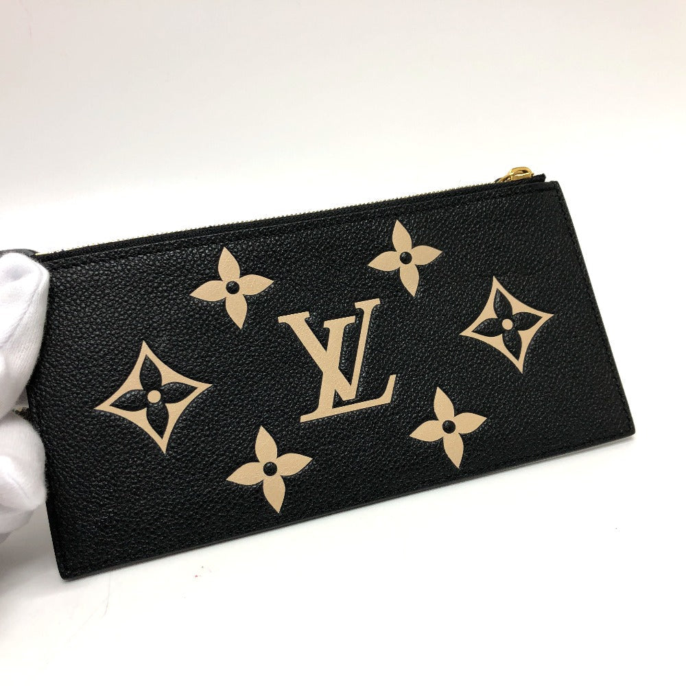 LOUIS VUITTON – Pochette Felice – Monogram Ann Platt Black Leather – 100% Authentic ✨Excellent Pre-Owned Condition