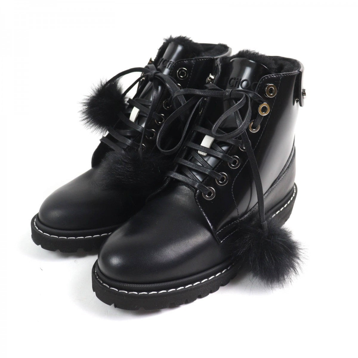 JIMMY CHOO – SNOW FLAT Short Boots  – Size 39.5 – 100% Authentic Pre-Owned ✨Unused Condition