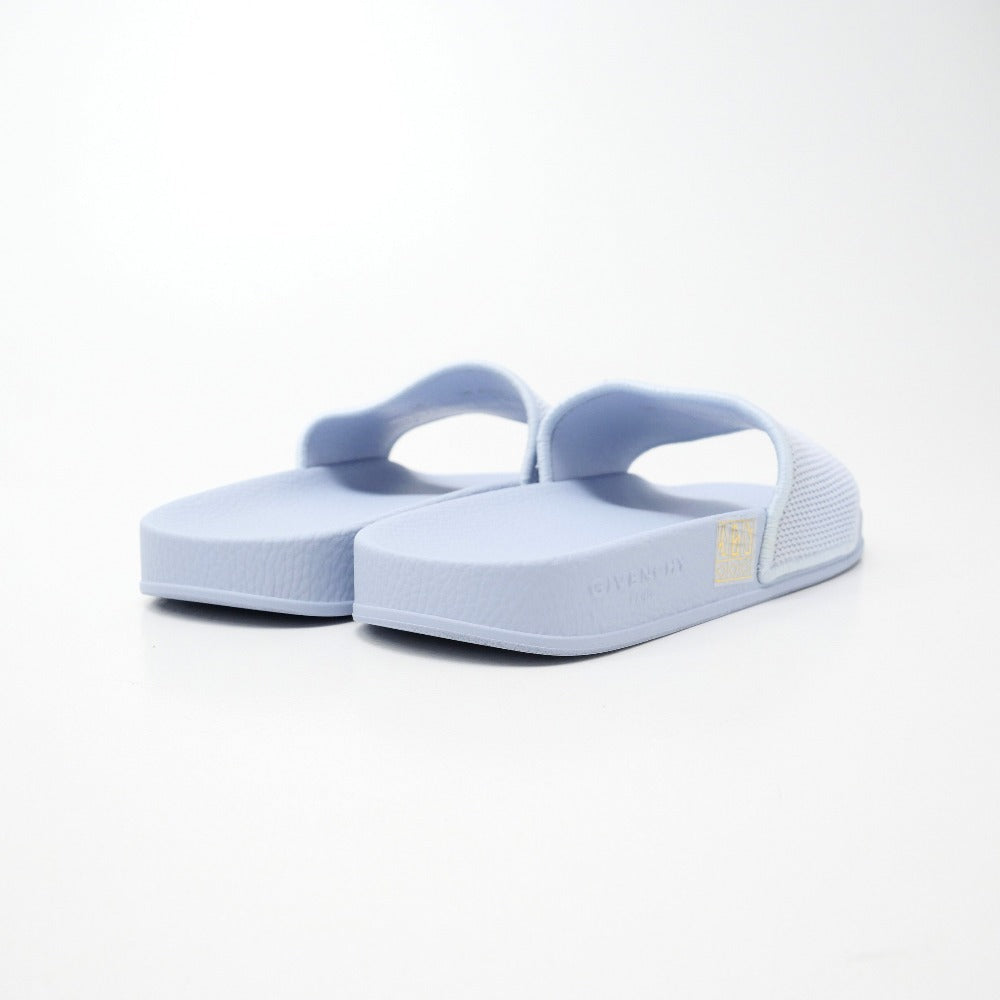 GIVENCHY Light Blue Leather × Fabric Sandals – Women’s EU 38 / US 7 – 100% Authentic ✨Excellent Pre-Owned / Barely Used Condition