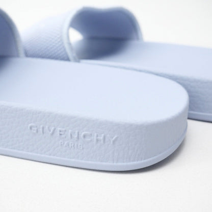 GIVENCHY Light Blue Leather × Fabric Sandals – Women’s EU 38 / US 7 – 100% Authentic ✨Excellent Pre-Owned / Barely Used Condition