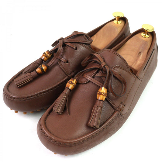 GUCCI – Men’s Leather Loafers – Brown – 100% Authentic Pre-Owned ✨Excellent/Unused with Minor Storage Wear ~24% MSRP