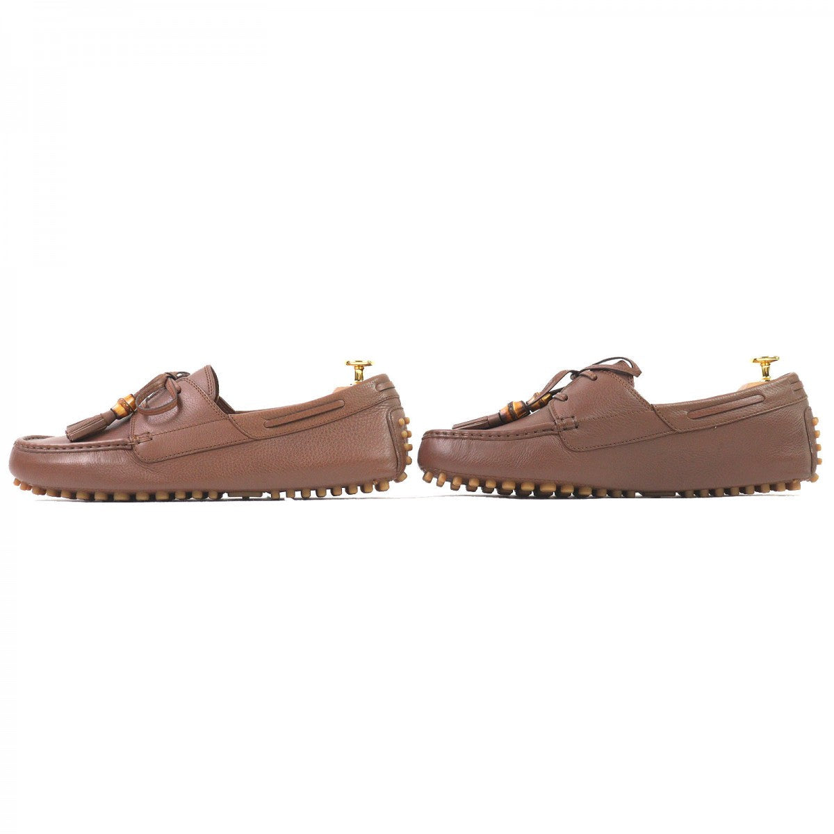 GUCCI – Men’s Leather Loafers – Brown – 100% Authentic Pre-Owned ✨Excellent/Unused with Minor Storage Wear ~24% MSRP