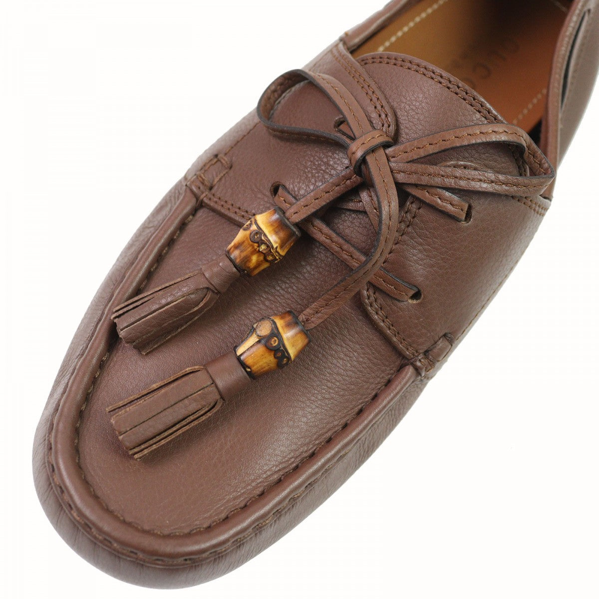 GUCCI – Men’s Leather Loafers – Brown – 100% Authentic Pre-Owned ✨Excellent/Unused with Minor Storage Wear ~24% MSRP