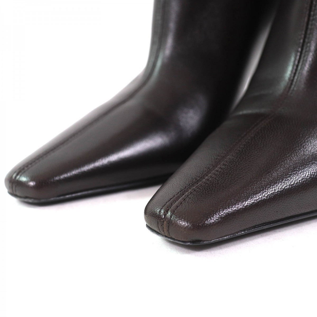 SAINT LAURENT Ricky Short Boots  Black Leather – Women’s 38 – 100% Authentic Excellent Pre-Owned Condition ~27% MSRP