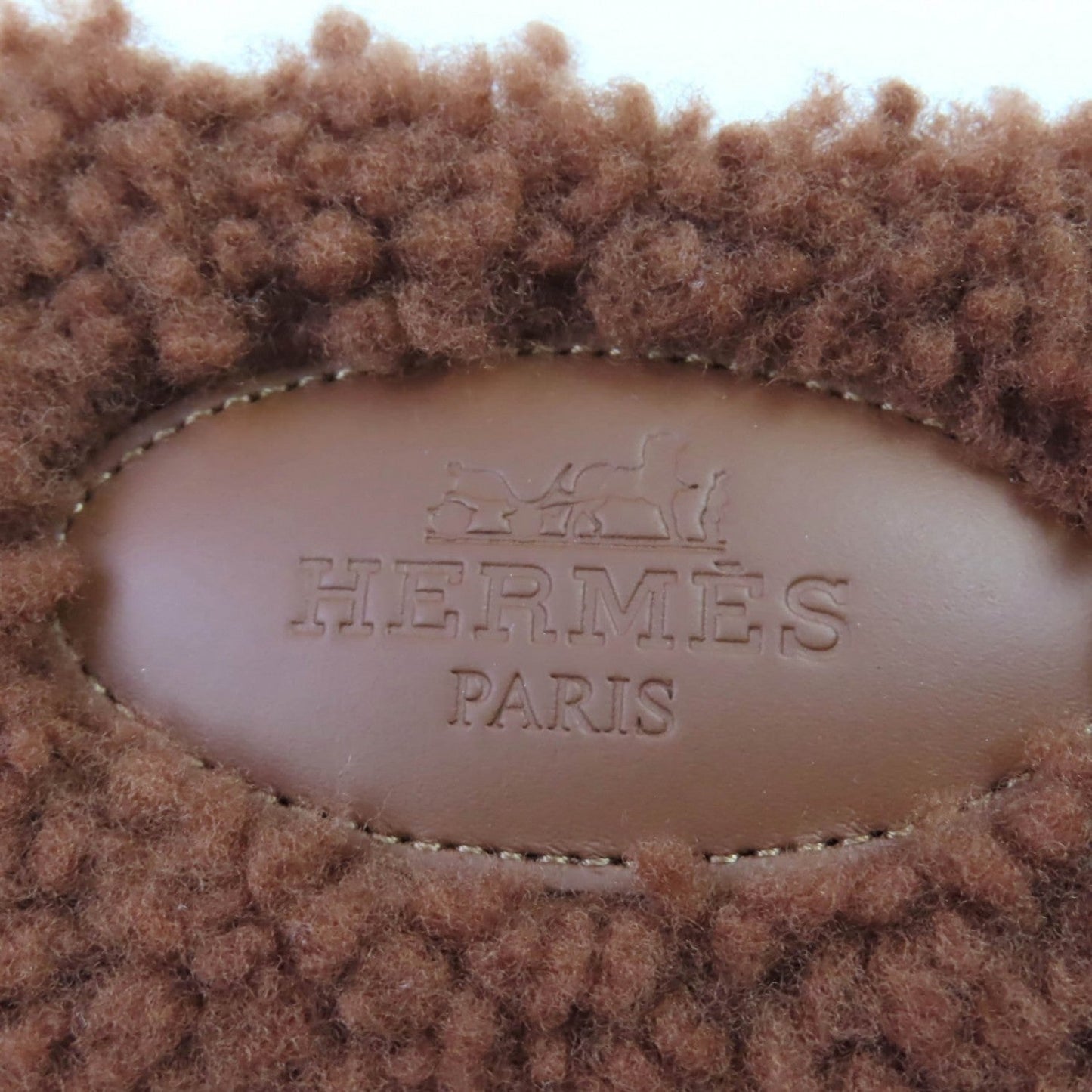 HERMES – Oran Sandals – Brown Mouton – Size 37 – 100% Authentic Pre-Owned✨ Unused/Excellent Condition ~20% MSRP