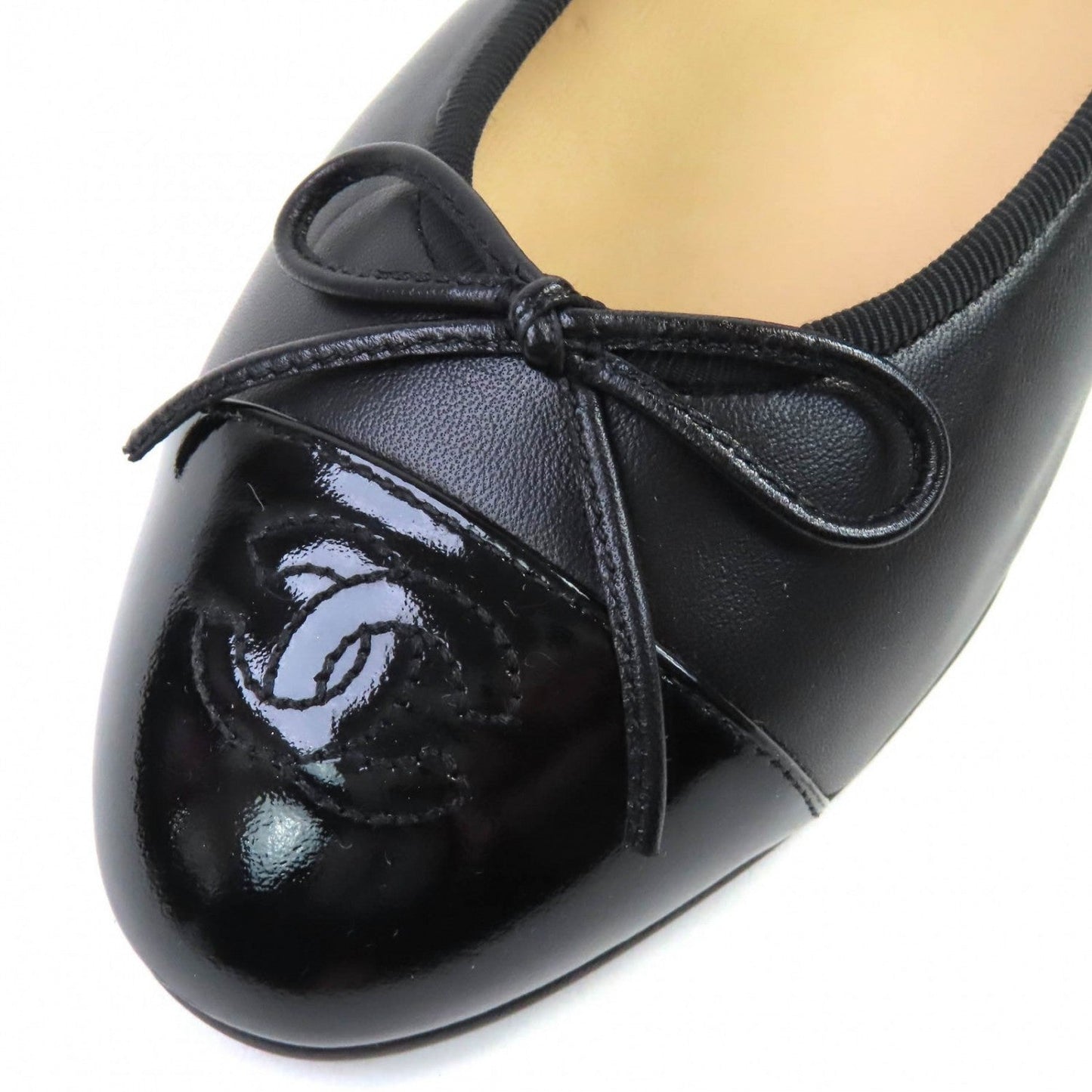 CHANEL ballerinas– Black Euro Size 38 – 100% Authentic Pre-Owned ✨Excellent/Unused with Minor Storage Wear Condition ~20% MSRP
