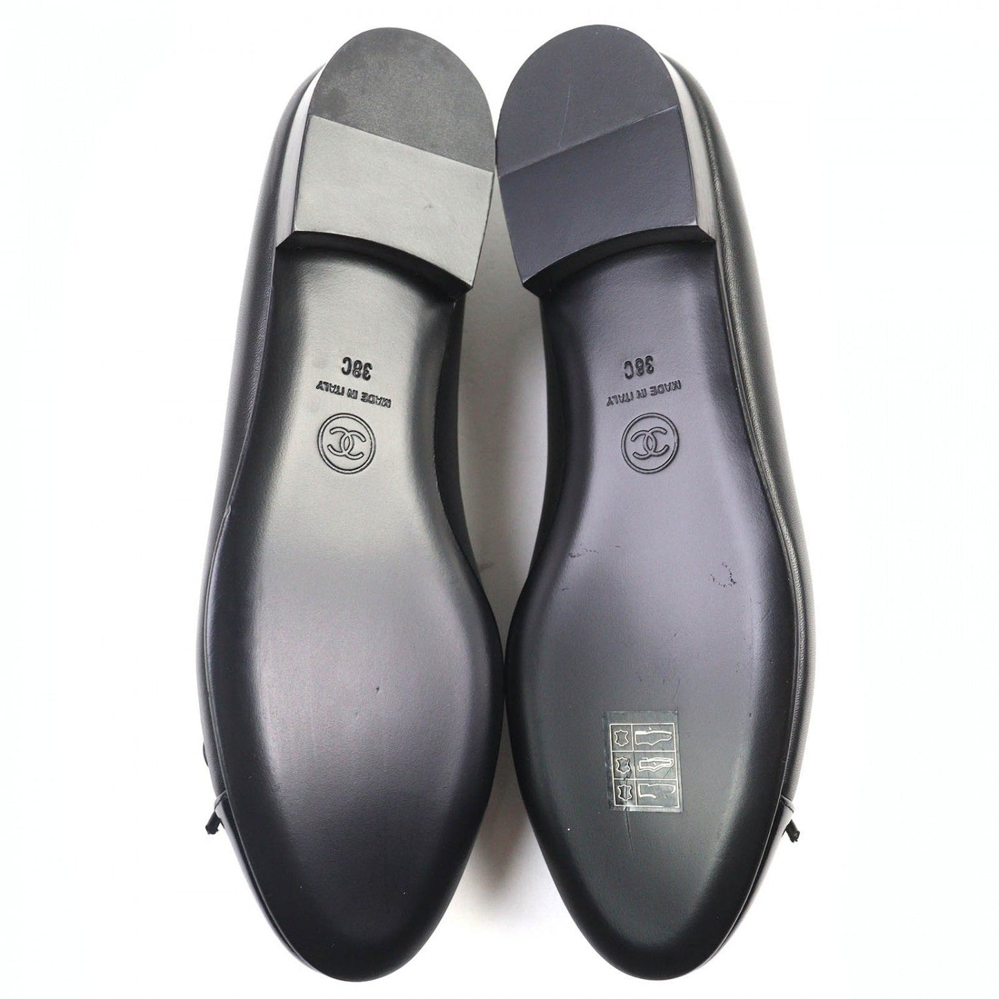 CHANEL ballerinas– Black Euro Size 38 – 100% Authentic Pre-Owned ✨Excellent/Unused with Minor Storage Wear Condition ~20% MSRP