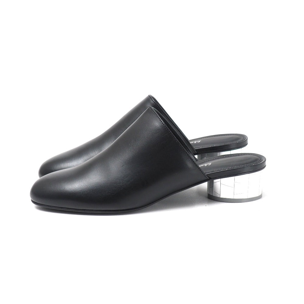 Salvatore Ferragamo – Mule – Black Leather – Size 8 – 100% Authentic Pre-Owned ✨Unused / Store Display Condition ~23% MSRP
