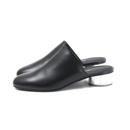 Salvatore Ferragamo – Mule – Black Leather – Size 8 – 100% Authentic Pre-Owned ✨Unused / Store Display Condition ~23% MSRP