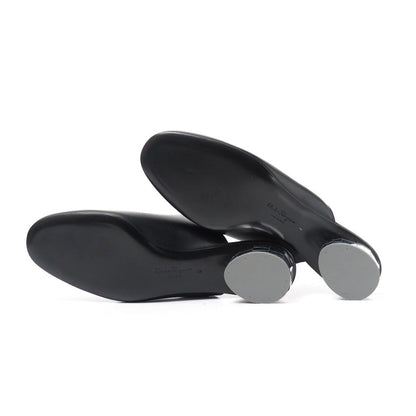 Salvatore Ferragamo – Mule – Black Leather – Size 8 – 100% Authentic Pre-Owned ✨Unused / Store Display Condition ~23% MSRP