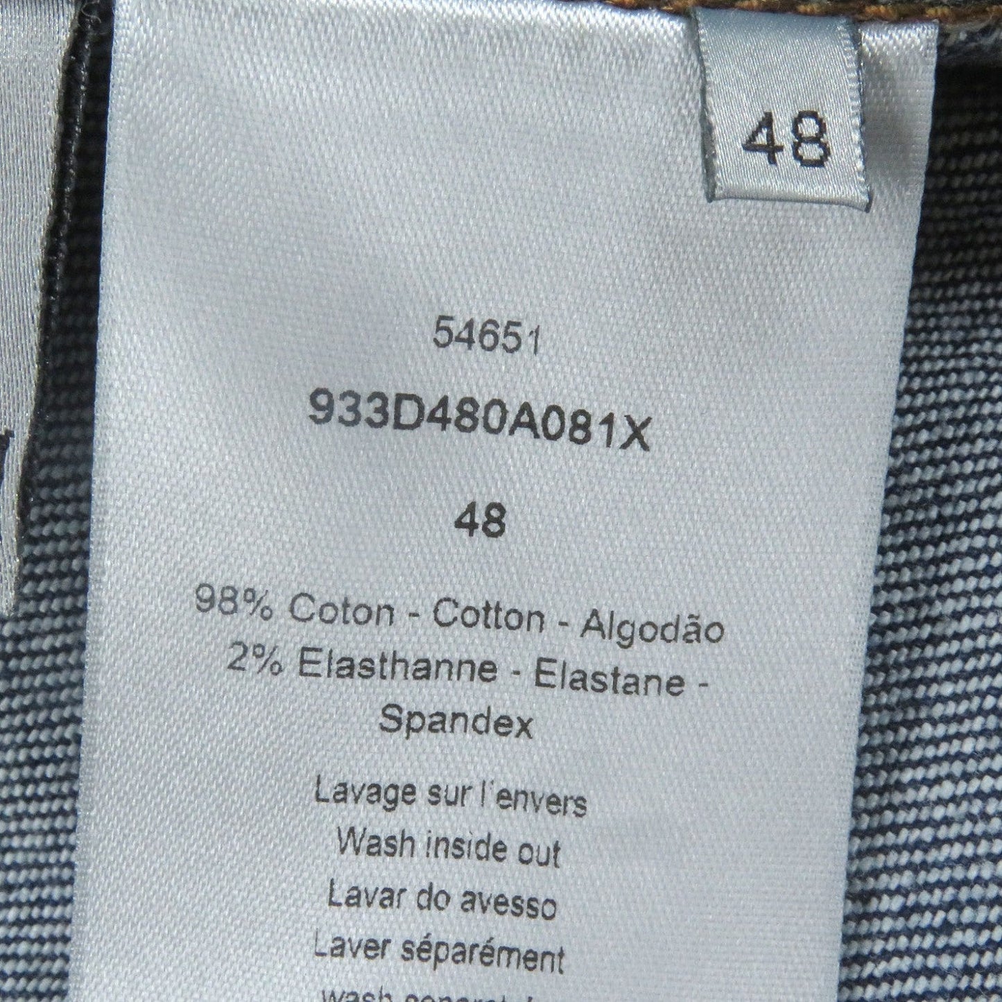 Dior Homme– Denim Jacket Indigo Blue 100% Authentic ✨Excellent Pre-Owned condition ~24% MSRP