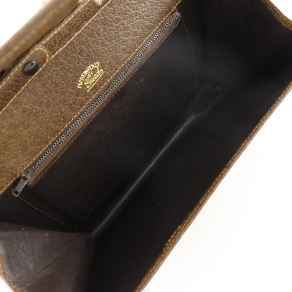 Gucci Old Gucci – Sherry Line 2-Way Clutch Shoulder Bag 100% Authentic ✨Pre-Owned Good Condition ~25% MSRP