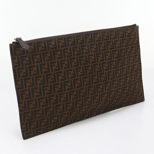 FENDI AFIS Slim Clutch(•	AFIS → the material/finish code (in this case, brown leather, slim cut)Clutch Medium Flat 100% Authentic ✨ Excellent Pre-Owned ✨Unused ~25% MSRP