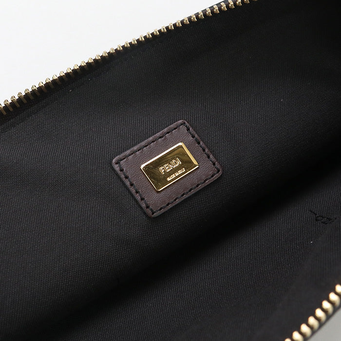 FENDI AFIS Slim Clutch(•	AFIS → the material/finish code (in this case, brown leather, slim cut)Clutch Medium Flat 100% Authentic ✨ Excellent Pre-Owned ✨Unused ~25% MSRP