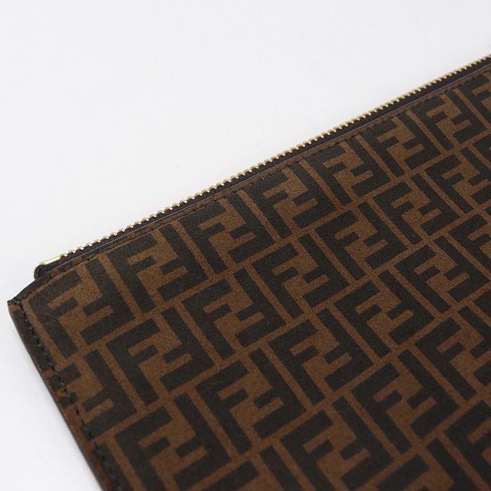FENDI AFIS Slim Clutch(•	AFIS → the material/finish code (in this case, brown leather, slim cut)Clutch Medium Flat 100% Authentic ✨ Excellent Pre-Owned ✨Unused ~25% MSRP