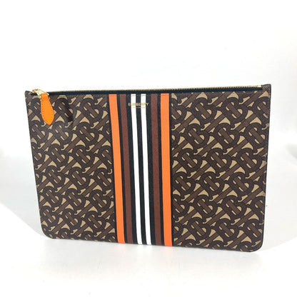 Burberry              Clutch TB Logo    100% Authentic ✨Excellent Pre-Owned Condition ~25% MSRP