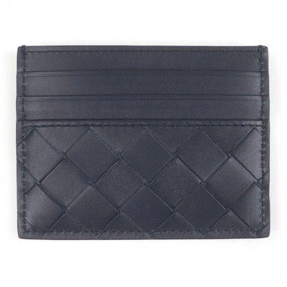 Bottega Veneta Card Case Navy 100% Authentic ✨Unused Excellent pre owned Condition✨~23 % MSRP