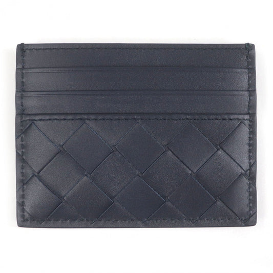 Bottega Veneta Card Case Navy 100% Authentic ✨Unused Excellent pre owned Condition✨~23 % MSRP