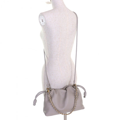 LOEWE           Flamenco Purse Medium                  Gray Shell             100% Authentic ✨Excellent Pre-Owned Near Unused Condition~35% MSRP