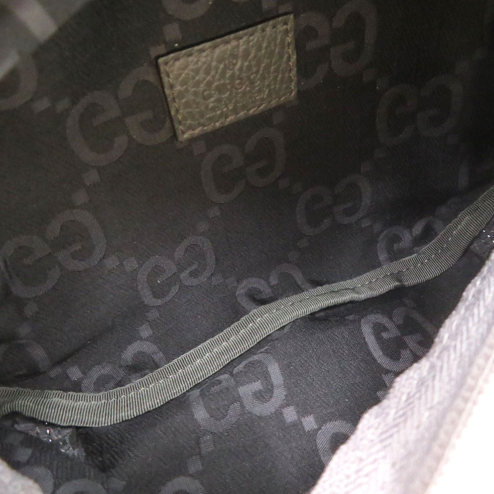 Gucci Sling               GG Cross              Dark Gray              100% Authentic ✨Unused Pre-Owned in with Minor Storage Wear ~ 31% MSRP