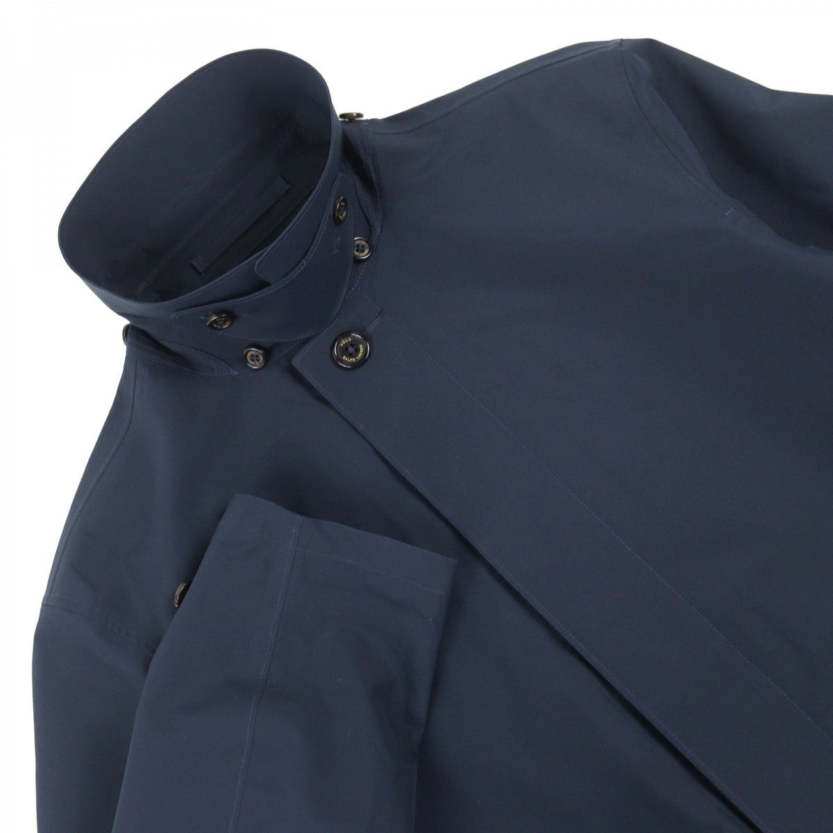 Polo Ralph Lauren Stainless Collar Coat Navy 170/92A 100% Authentic ✨Pre-Owned Near Mint Condition ~25% MSRP