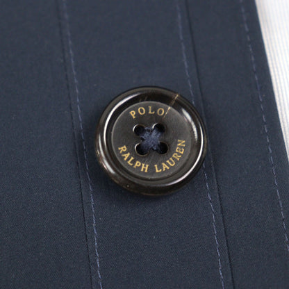 Polo Ralph Lauren Stainless Collar Coat Navy 170/92A 100% Authentic ✨Pre-Owned Near Mint Condition ~25% MSRP