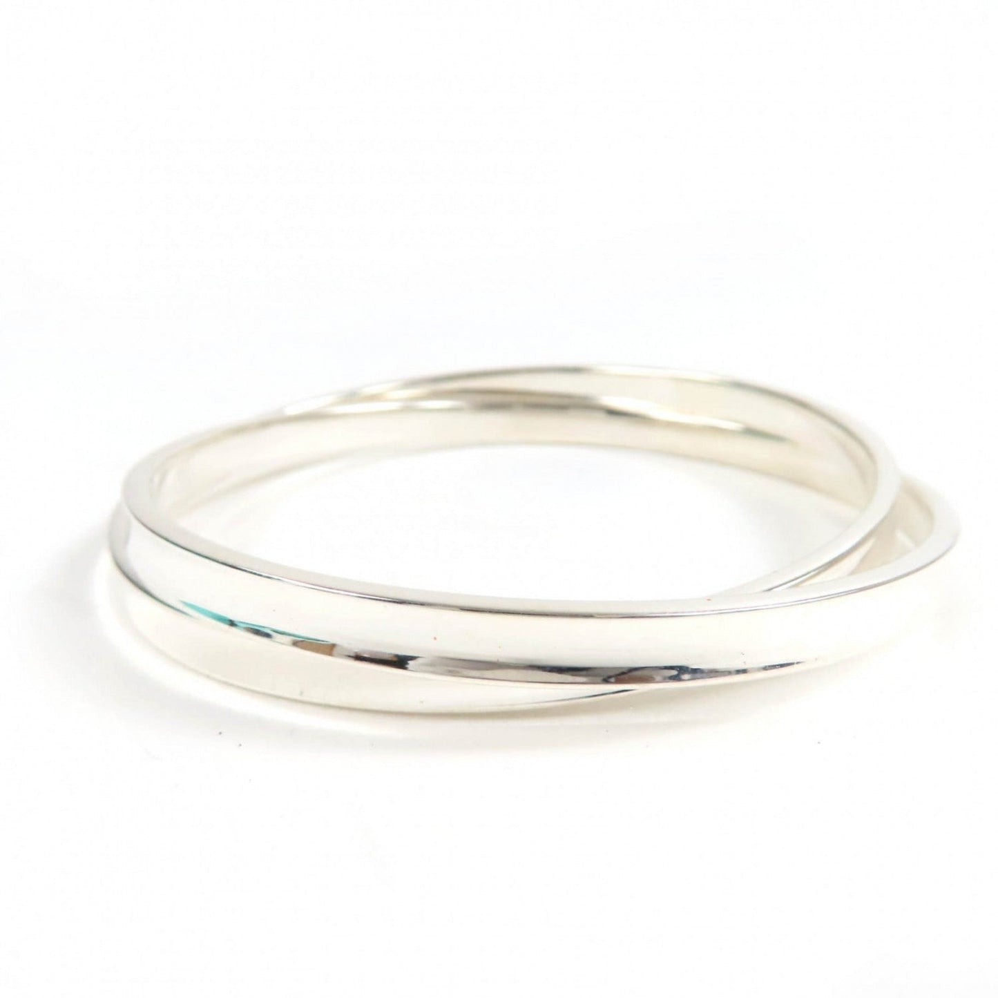 Tiffany & Co. 1837 Interlocking Circle Bangle 925 Sterling